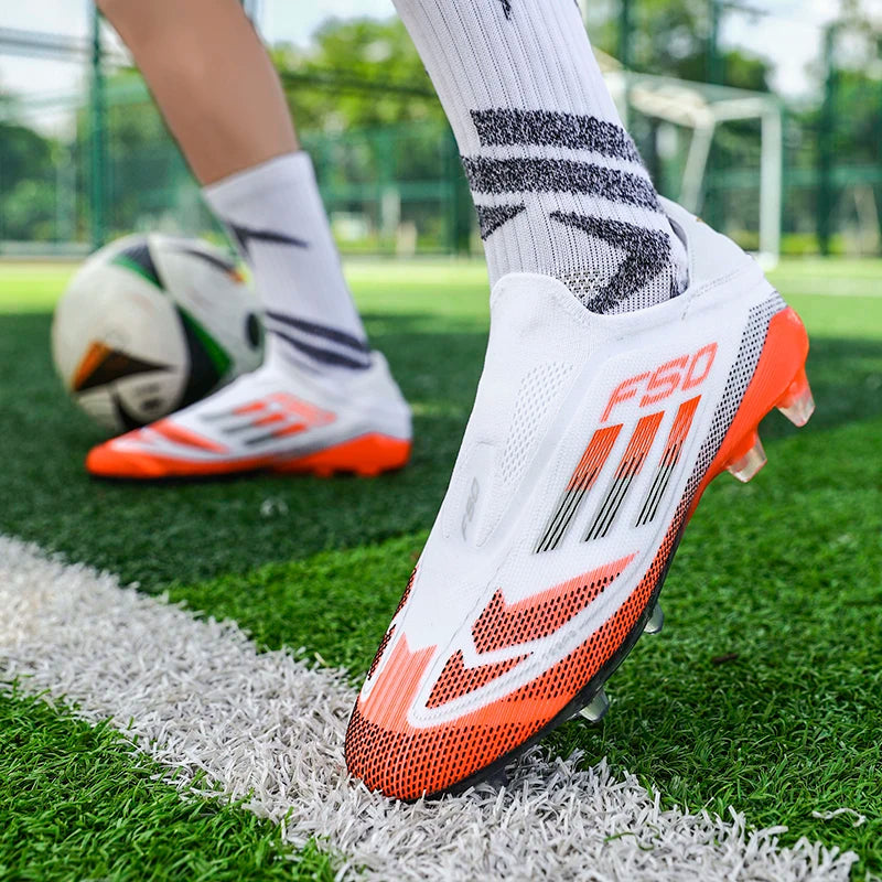 New Low Cut Men Soccer Shoes Fast Training FG Professional Football Field Boot Society Unisex Cleats High Quality Football Shoes