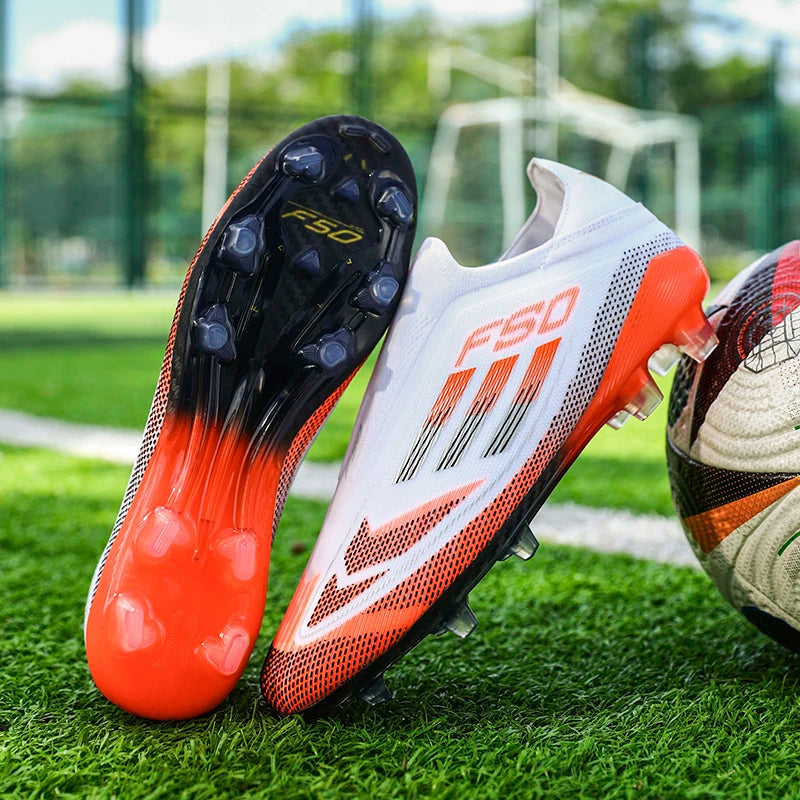 New Low Cut Men Soccer Shoes Fast Training FG Professional Football Field Boot Society Unisex Cleats High Quality Football Shoes