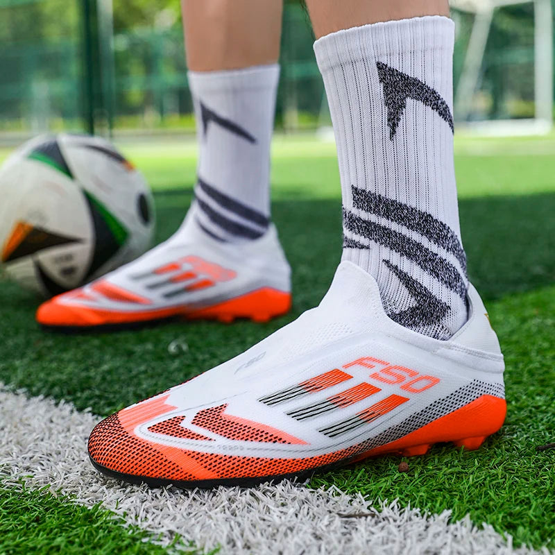 New Low Cut Men Soccer Shoes Fast Training FG Professional Football Field Boot Society Unisex Cleats High Quality Football Shoes