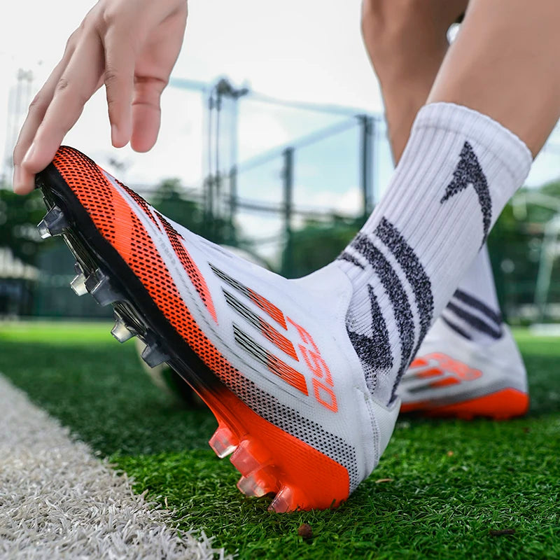 New Low Cut Men Soccer Shoes Fast Training FG Professional Football Field Boot Society Unisex Cleats High Quality Football Shoes