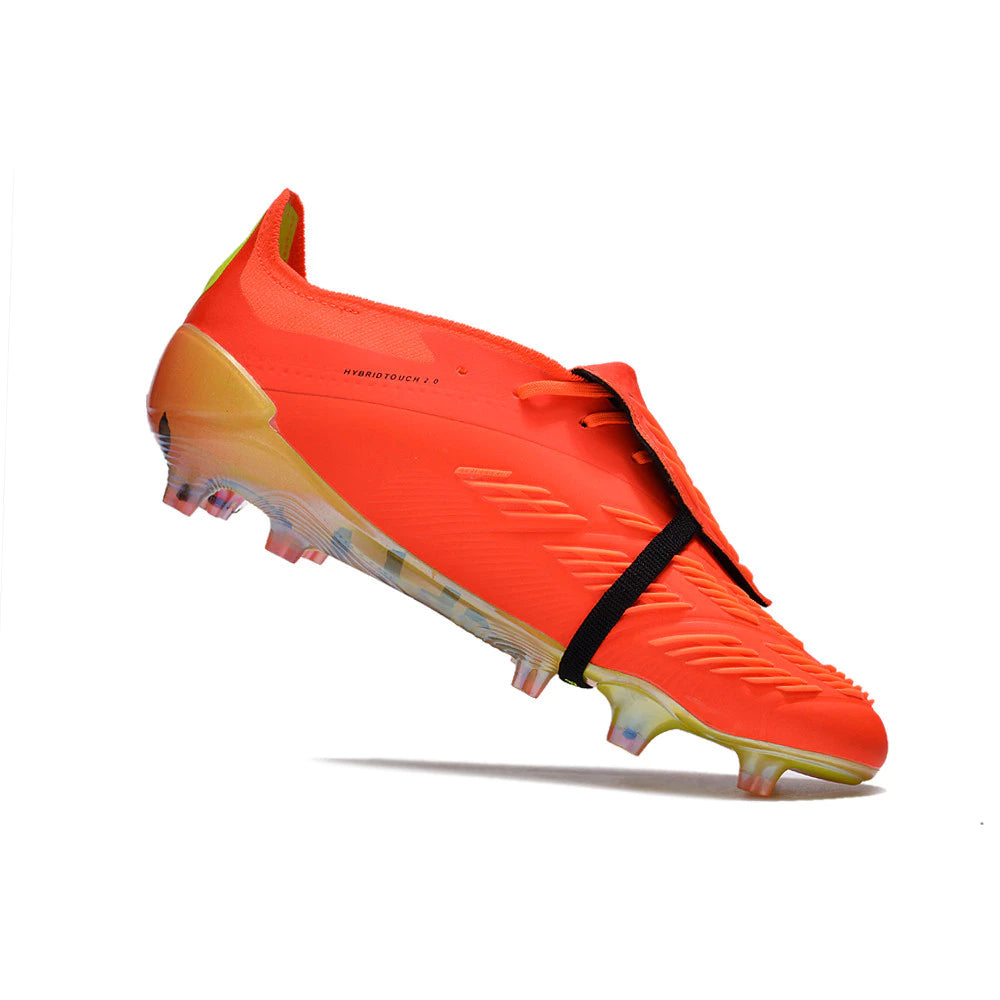 D PREDATOR ELITE FT FG BOOTS FG Zapatos de fútbol FG de punto completo de 24 generaciones super a anti