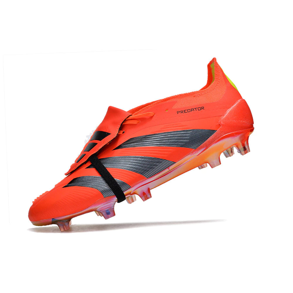 D PREDATOR ELITE FT FG BOOTS FG Zapatos de fútbol FG de punto completo de 24 generaciones super a anti