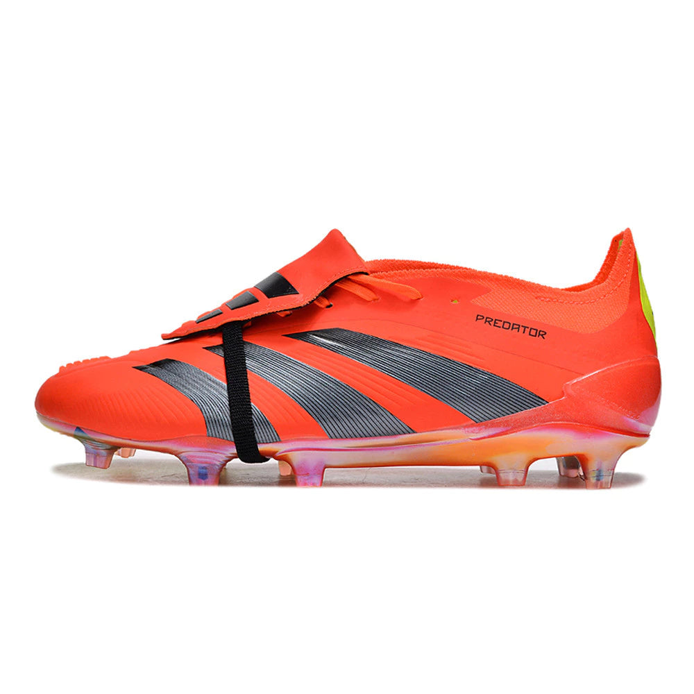 D PREDATOR ELITE FT FG BOOTS FG Zapatos de fútbol FG de punto completo de 24 generaciones super a anti