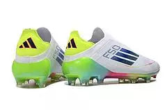(Paquete de caja de zapatos)AD F50 FG zapatos de fútbol antideslizante blanco Eur40-45