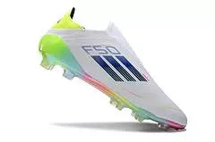 (Paquete de caja de zapatos)AD F50 FG zapatos de fútbol antideslizante blanco Eur40-45