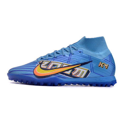 NK Air Zoom Mercurial Superfly IX Elite TF azul top alto zapatos de fútbol Eur40-45